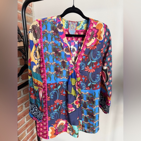 Johnny Was PROMISINO ROBI BLOUSE - Picture 5 of 11